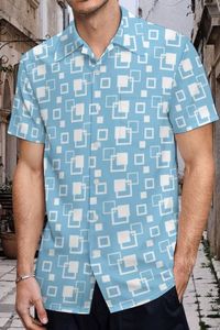 Blue and white graphic design Short Sleeve Men Button Up Shirt. Hawaiian Shirt. Oxford Shirt Short Sleeve. High quality material, soft, comfortable and lightweight. Short sleeves, buttoned design. GREAT GIFT: The perfect birthday, holiday gift for your family or boyfriend. #mensbuttondown #ShortSleeveStyle #ButtonDownLooks #CasualMenswear #mensbuttonup #mensbuttondownshirt #CasualMensFashion #ButtonUpShirts #MensStyle #CasualShirts #HawaiianShirtMen #AlohaShirts