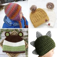 39 Free Children’s Crochet Hat Patterns • Mermaids & Monkeys