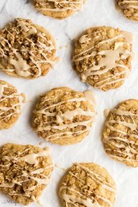 Maple-Glazed Apple Crisp Cookies