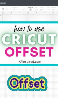 HOW TO USE CRICUT OFFSET. Learn how to make outlines, shadows, and borders in Cricut Design Space with the “Offset” tool. Cricut Offset, Cricut hacks, Cricut tutorial, Cricut shadows, cricut outlines, cricut font tips, cricut text tips, how to use cricut design space