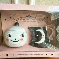 Nib Johanna Parker/Carnival Cottage Cream And Sugar Set Nwt! 2 Piece Set May Contain Slight Imperfections...