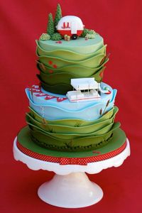 Cool caravan cake