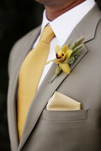 Yellow wedding colors.