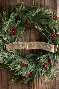 Merry Christmas Hanging Sign | Terrain