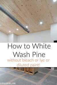 White wash pine planks for walls or ceilings for a truly Scandinavian Pine look.