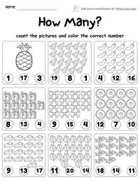 Free printable counting worksheets for kids learning numbers 1-20! 📚 Great for preschoolers and kindergarteners.         * Tracing numbers    * Counting objects    * Matching numbers to quantities    * Fun and engaging activities        Download today and help your child learn to count! 🧮 #countingworksheets #preschool #kindergarten #math #learning #free