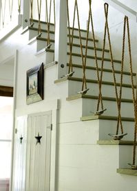 nautical nautical. How cool is this if you have stairs!