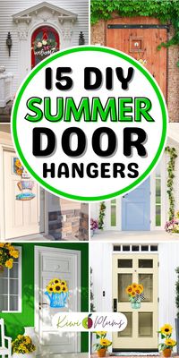 Refresh your summer front door decorations with our DIY summer door hangers! From rustic burlap door hangers to bright and colorful floral door hangers, find the perfect summer door signs for your home. Explore DIY summer door wreaths, beach-themed decor, and tropic door decorations. Add a touch of sunshine with our lemon wreaths and sunflower door signs or celebrate the season with patriotic and nautical door hangers. Our summer door decorations are sure to impress your guests!