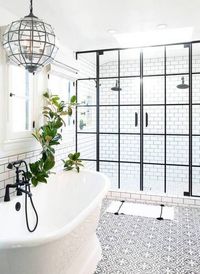 Check out this bold tile floor! We've got a bunch of other inspiring examples of tile being used as statement pieces. Check out the tour! | #Tile #TileFloor #interiorDesign