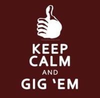 Gig'em Aggies!  Love Football Season!