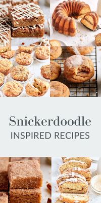 Embrace the cozy vibes of fall with my snickerdoodle desserts! Dive into a variety of sweet treats like the moist and flavorful Snickerdoodle Bundt Cake, fluffy Snickerdoodle Muffins, and irresistibly spiced Pumpkin Snickerdoodle Cookies. These recipes are perfect for autumn baking, bringing the classic combination of cinnamon and sugar into your kitchen in delicious new ways. Save this pin for your new favorite fall treat today!