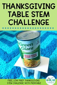 An Easy STEM Challenge to Celebrate Thanksgiving