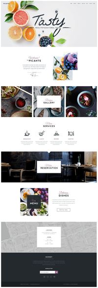 Picante  Restaurant & Food WordPress Theme