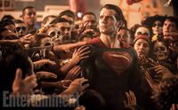 Henry Cavill returns to reprise his role as Superman from Man of Steel, but this time the point-of-view has shifted. “I like to think that Man of Steel was the perspective of the world from Clark, Kal-El, looking at the world and trying to exist with in it,” says Cavill. “Batman v Superman is definitely more mankind’s perspective of Superman.” Image Credit: Clay Enos