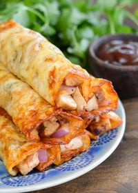 Keto BBQ Chicken Taquitos