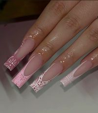 cute pink nail set  #nails #pink #cute #charro #floral #trendynails #freestyle #nailtech #nailsofinstagram #naildesigns #nailaddict #naillove #nailaddict