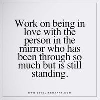 Work on Being in Love with the Person