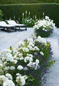 Tile Deck with Built In Flower Beds