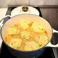 Leftover Turkey Soup with Dumplings - Taste With The Eyes