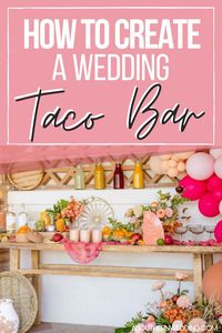 Make your wedding one to remember in the food department with an amazing wedding taco bar! We are seeing taco bars at weddings more and more... #tacobar #tacobarideas #margaritabar #weddingfood #weddingfoodideas #weddingtacobar #weddingreceptionideas #weddingmenu #tacobarideas