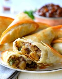 Vegan Samosa Recipe | Cilantro and Citronella