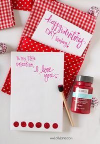 DIY Valentine's Envelope... add treats or a little love note inside! Easiest sewing tutorial ever!