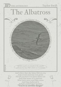 The Albatross- Taylor Swift- TTPD- the tortured poets department- poster- music poster- room poster