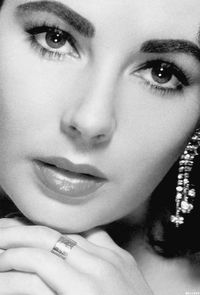 a glowing Elizabeth Taylor