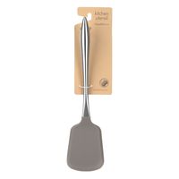 Wheel&Barrow Homewares > Utensils > TURNER Silicon Grey with S/S Handle 32x7.5cm