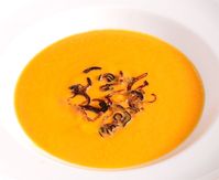 Carrot Soup With Caramelized Onions