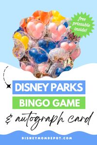 Inside: Disney Bingo AND a Disney Autograph printable!! These are perfect to keep kids entertained while at Disney Parks. These Disney activities are complete free printables!