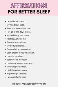 If you're looking for positive affirmations, you're probably interested in affirmations for better sleep. These are the best better sleep affirmations. Before sleep affirmations. Sleep affirmations night. Bedtime affirmations. Good night affirmations. Calming affirmations. Night affirmations before sleep. Nighttime affirmations. Good sleep affirmations. Good night affirmations. Night manifestation. Night gratitude affirmations.