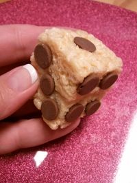 "Dice" Krispy Treats - Perfect for a Bunko Party