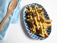 Cheesy Jalapeño Potatoes – Like A Vegan