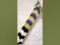 Let’s make a Beetlejuice inspired ear warmer on a Sentro 40 #knittingmachine #sentro #beetlejuice