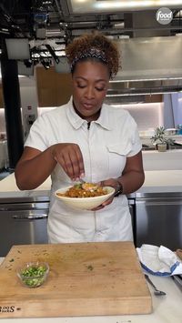 Recipe of the Day: Tiffany Derry's Shrimp, Chicken and Andouille Jambalaya 🥘 Tiffany Derry is taking over the food world — and we're here for it! Cook her jambalaya to see why she's earned her place on the Food Network Hot List.