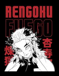 Embrace the fiery spirit of Rengoku with our exclusive anime T-shirt designs, ready for printing. Featuring vibrant, high-quality artwork of the beloved Flame Hashira, these shirts capture Rengoku's strength and passion. Perfect for Demon Slayer fans, these striking designs bring your love for anime to life in style.