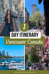 One day in Vancouver itinerary (3 samples + map for 2024)