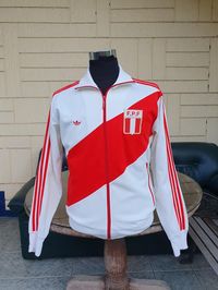 PERU F.P.F. 1978 VINTAGE RETRO TRACK ANTHEM JACKET LARGE