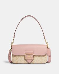 COACH® | Morgan Shoulder Bag In Signature Canvas