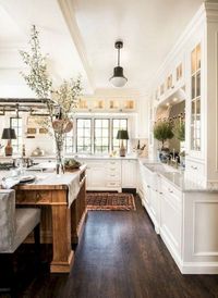 White Kitchen Ideas - White kitchen areas are traditional. They're intense, tidy, and do not call for a lot of demanding color decisions when decorating (because literally, ... #whitekitchen #kitchenideas #whitehighglosskitchenideas