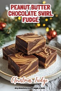 Elevate your holiday treats with our Christmas Fudge - Peanut Butter Chocolate Swirl Fudge! This delectable combination of rich chocolate and creamy peanut butter creates a mouthwatering swirl that's perfect for festive gatherings and gift-giving. A must-try for fudge lovers! #PeanutButterFudge #ChocolateSwirl #HolidayTreats #FestiveBaking #ChristmasFudge #PeanutButterChocolateSwirlFudge #HomemadeGifts #FudgeRecipes #EdibleGifts