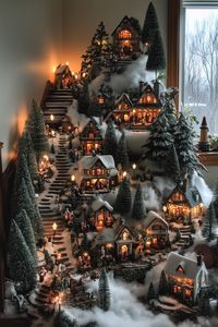 Building A Christmas Village Display