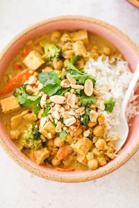 Peanut Curry with Smoked Tofu (vegan, gluten free) (Vegan & Gluten-Free) - Veggiekins Blog