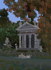 Not sure about how it works but i’ve tried to build something like Ionic temples. Inspired by Temple d’Esculape by Erickbatatapt2