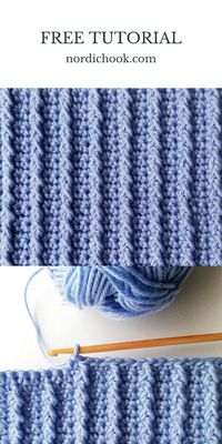 This free crochet tutorial shows how to make the bar stitch step-by-step. It includes detailed photo instructions. It is a repeat of two rows.