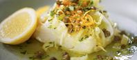 Caper-Herb Butter with Chilean Sea Bass by Geoffrey Zakarian