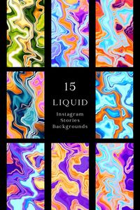 30 Liquid Instagram Backgrounds Pack Contains 15 Posts & 15 Stories. This Abstract Social Media Instagram Backdrop is rainbow and Aesthetic Iridescent wallpapers. This Instagram package is best for Phone wallpapers, Instagram Bloggers, Story reels, Social media Content, Photographers, Posts Covers, Instagram Poster Designs, Photo Overlay, Influencers, Artists, Digital paper, Story reels Backdrop, Rainbow Texture, Multicolor Graphic Arts.