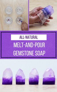 Feel Like A Bonafide Artisan By Making This Beautiful Gemstone Soap