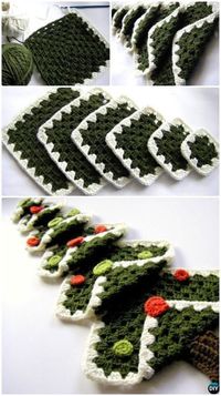 23 Christmas Crochet Ideas - Captain Decor